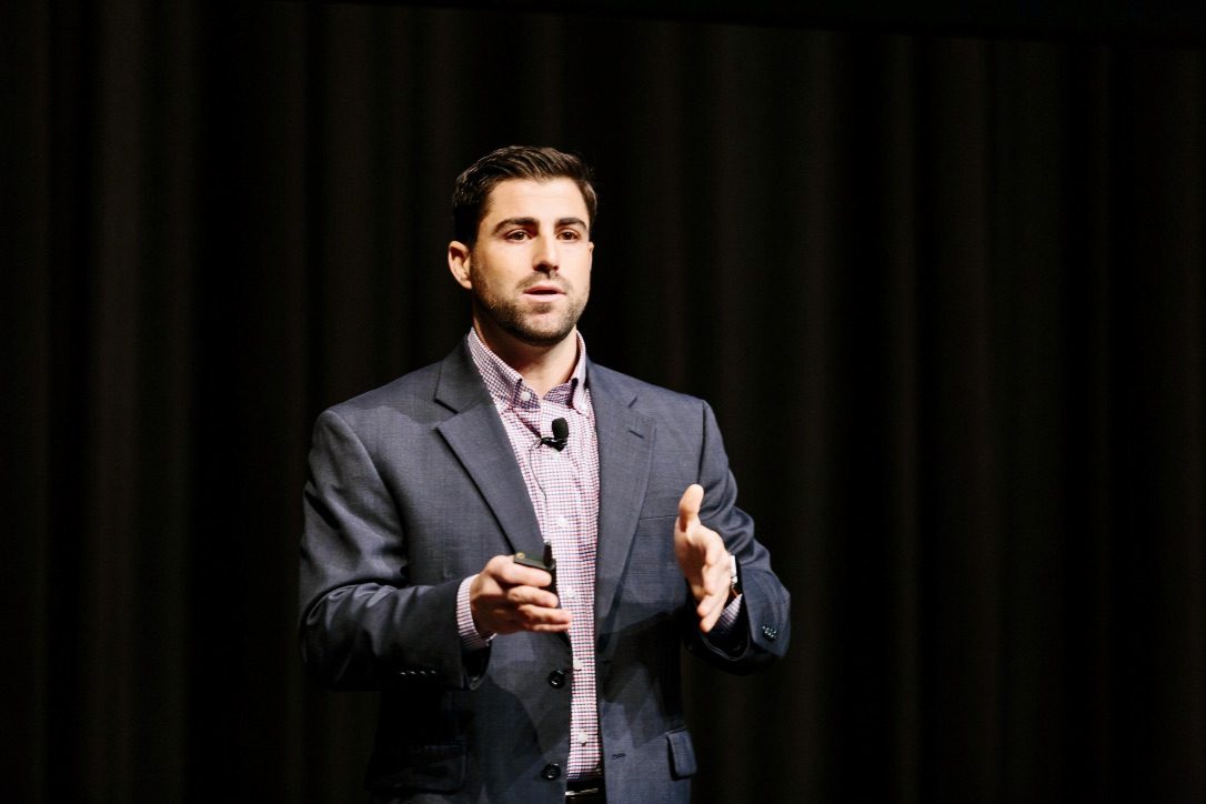 Ryan Bennett delivering The Intentional Growth Model keynote